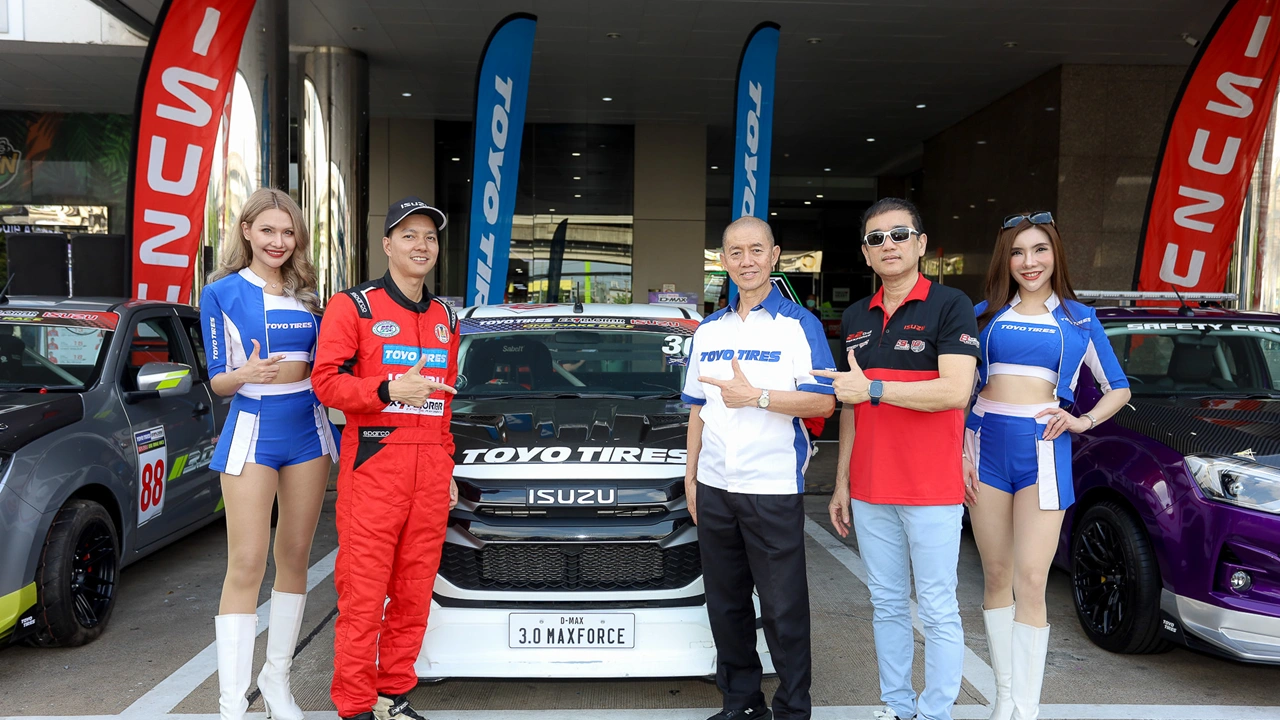 ยาง TOYO TIRES พร้อมระเบิดศึกเจ้าแห่งความเร็ว รายการ TOYO TIRES EXPLORER RACING CAR THAILAND 2025