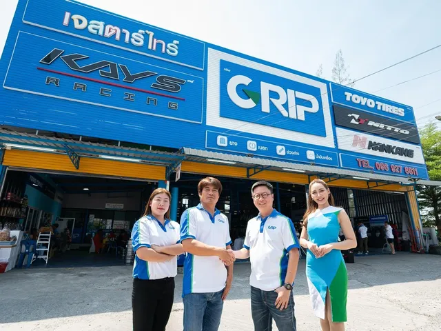 GRIP by เจ สตาร์ไทร์ คลองหลวง ฉลองเปิดสาขาใหม่ แจกแพ็คเกจใหญ่ เพิ่มความปลอดภัยทุกเส้นทาง