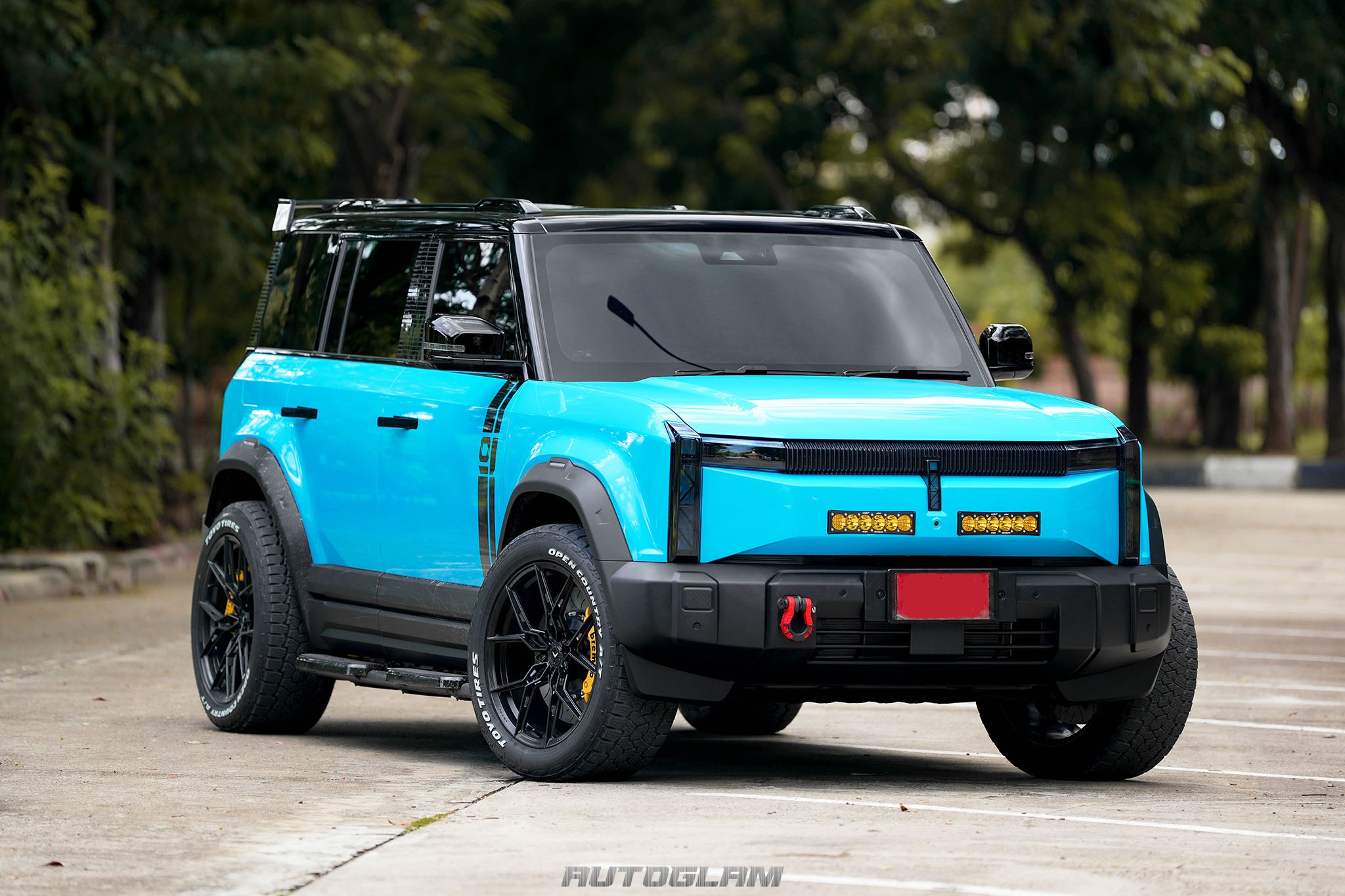 Jaecoo 6 ใส่ Open Country AT3 White Letter