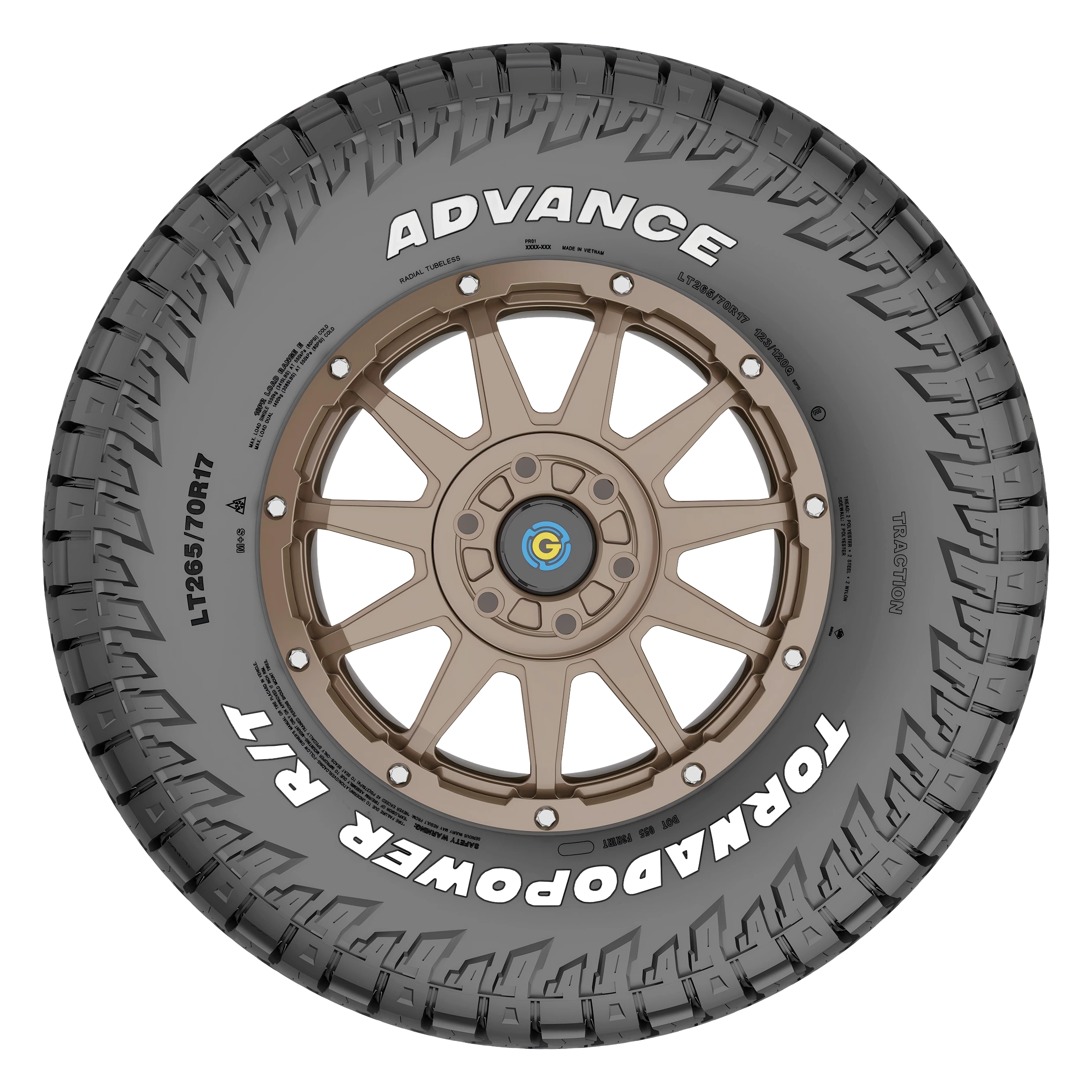 TornadoPower R/T 33/12.5R22 109Q TornadoPower R/T 33/12.5R22 109Q