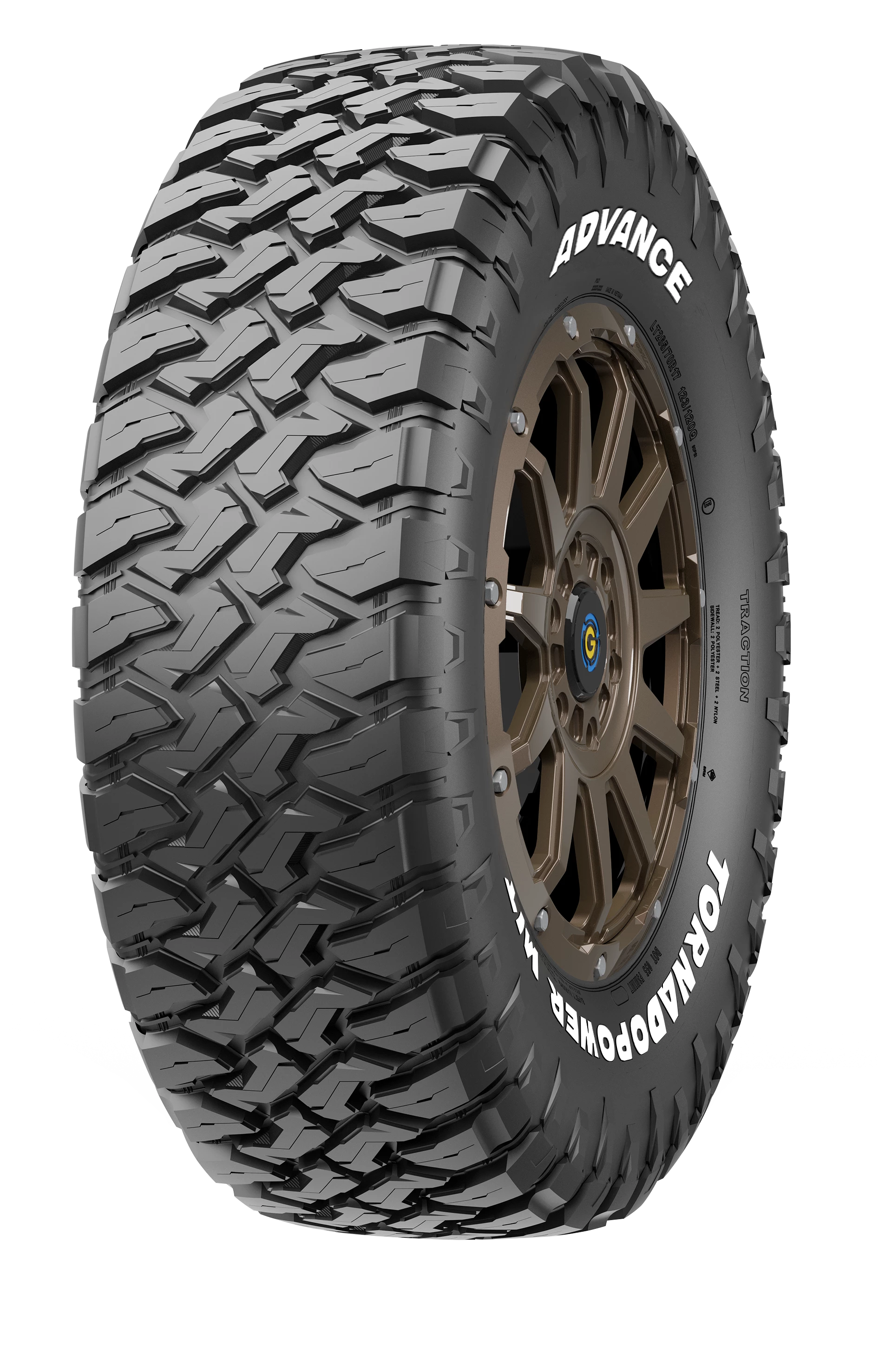 TornadoPower M/T 33/12.5R20 114Q TornadoPower M/T 33/12.5R20 114Q