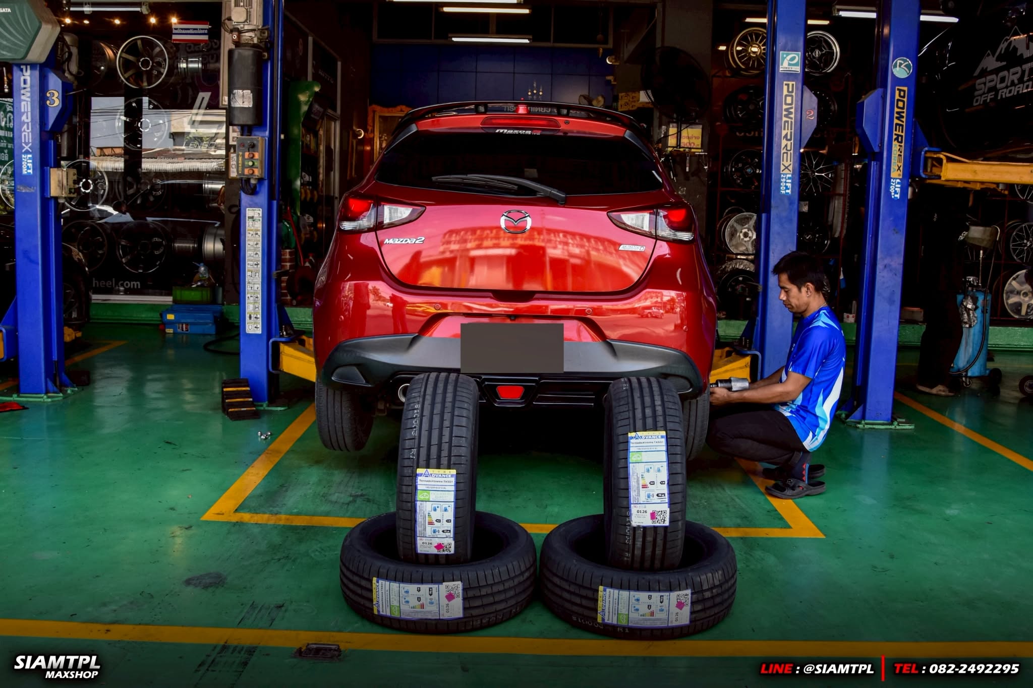 Mazda 2 ติดตั้ง TornadoXtreme TXS01