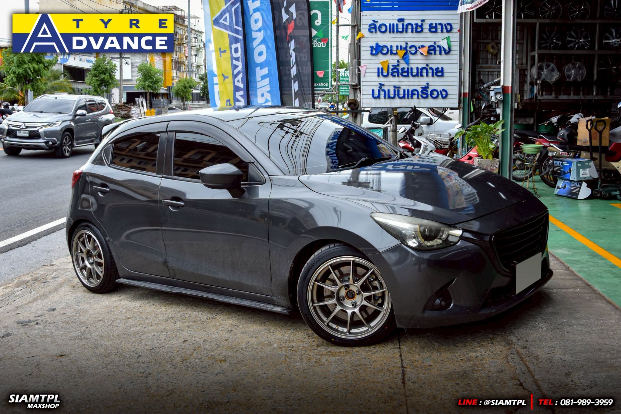 Mazda 2 ติดตั้ง TornadoXtreme TXS01