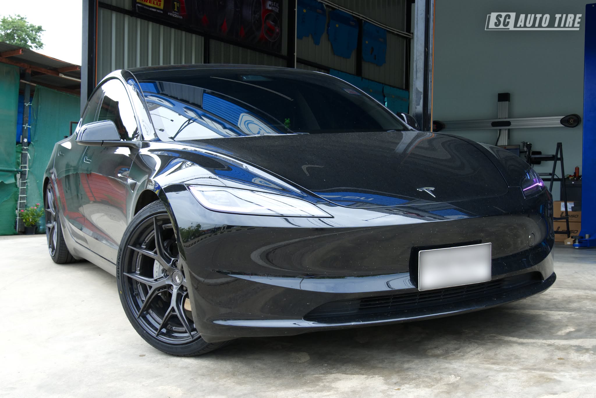 Tesla Model3 ติดตั้ง ADVANCE TXA01